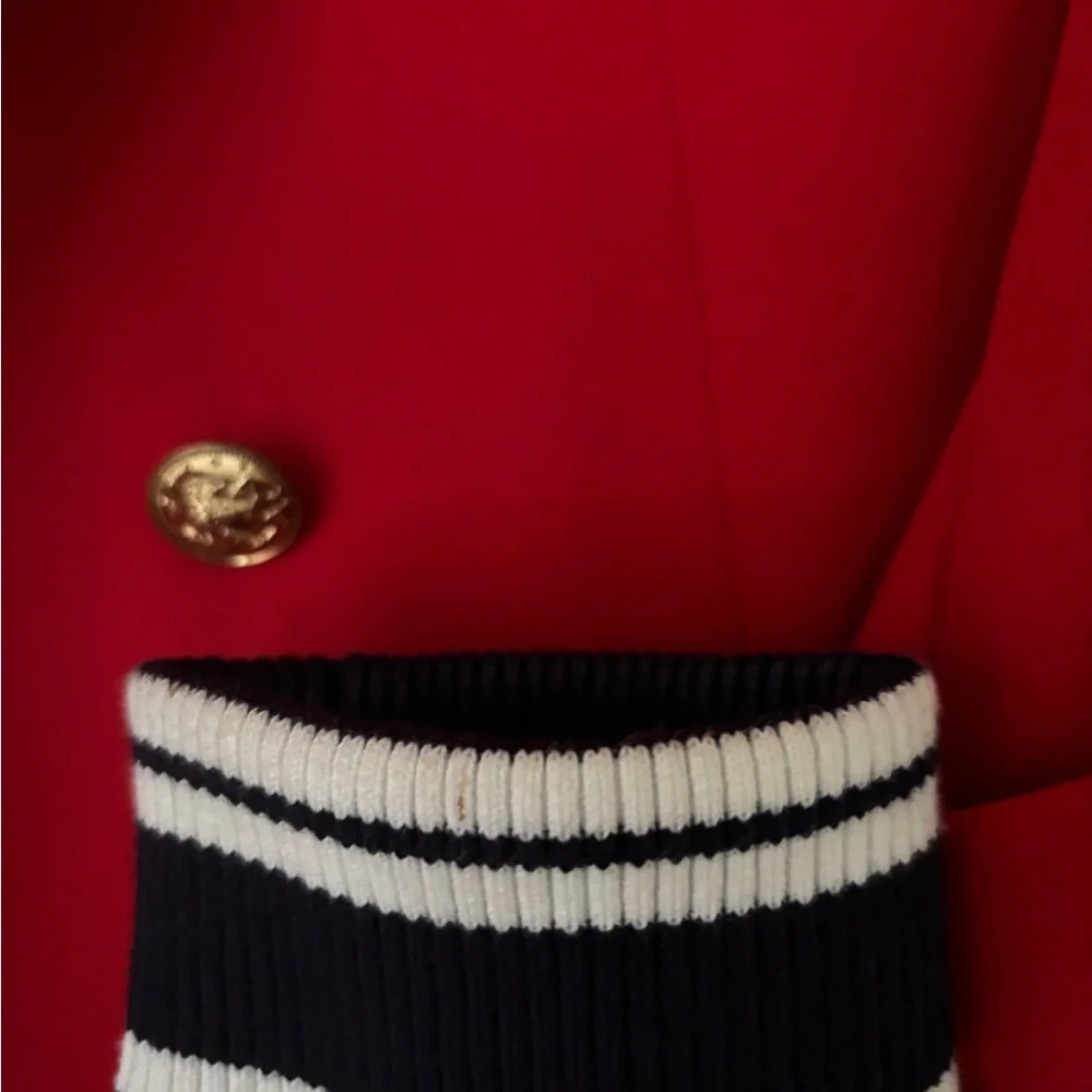 Scripted double breasted blazer - Picture 4 of 6